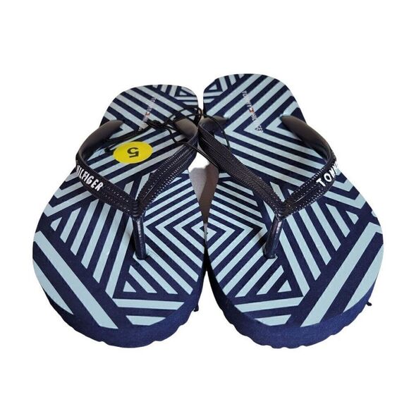Tommy Hilfiger Delein Dark Blue Flip-Flops (size 5) - Picture 7 of 7